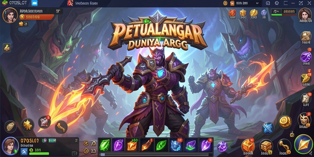 Tampilan permainan ARPG yang mendebarkan di 070SLOT.
