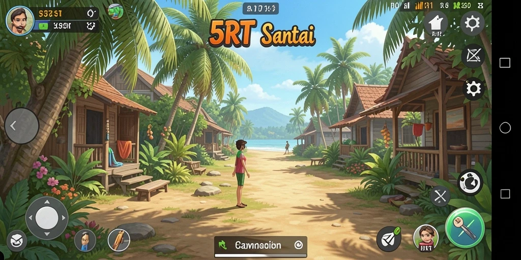Tangkapan layar 5RT menampilkan gameplay yang penuh warna dan menyenangkan.