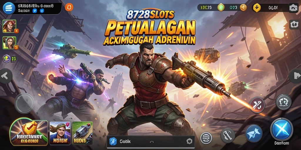 Tangkapan layar 8728SLOTS menunjukkan gameplay aksi yang seru dan mendebarkan.