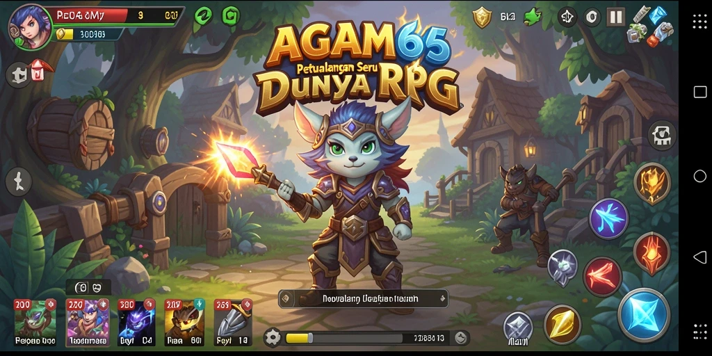Tampilan gameplay RPG yang menarik di AGAM66.