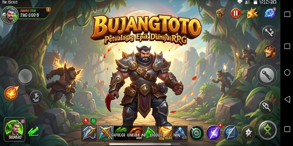 Screenshot dari gameplay BUJANGTOTO menampilkan aksi pertarungan yang mendebarkan.