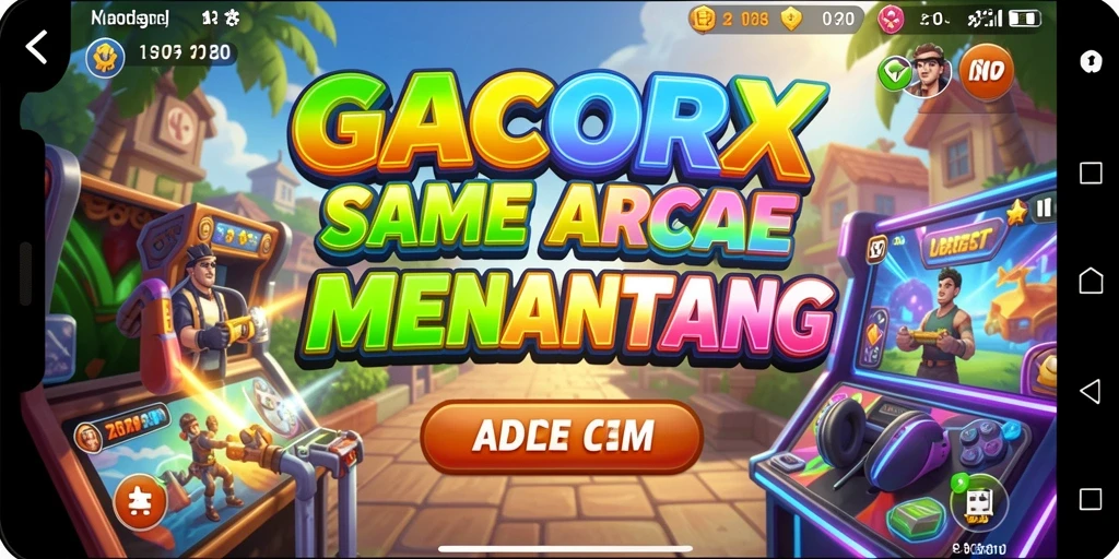 Tampilan gameplay menarik dari GACORX yang penuh tantangan.