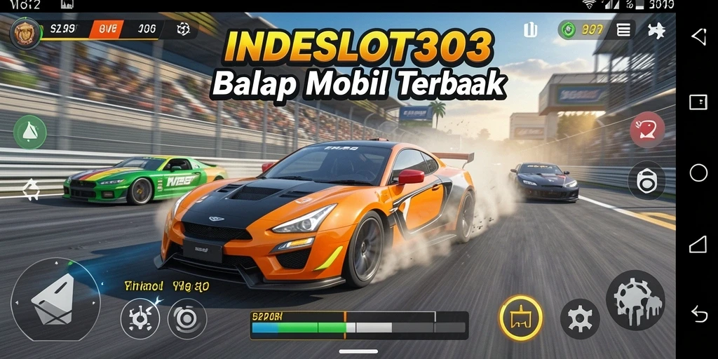 Tampilan gameplay yang mendebarkan dan penuh aksi di INDESLOT303.