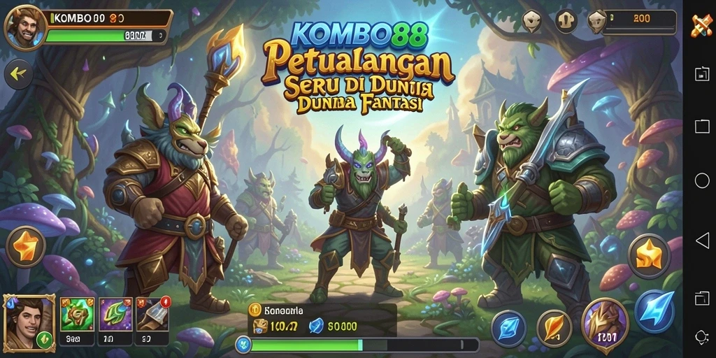 Tampilan gameplay <strong>KOMBO88</strong> yang penuh petualangan dan tantangan menarik.