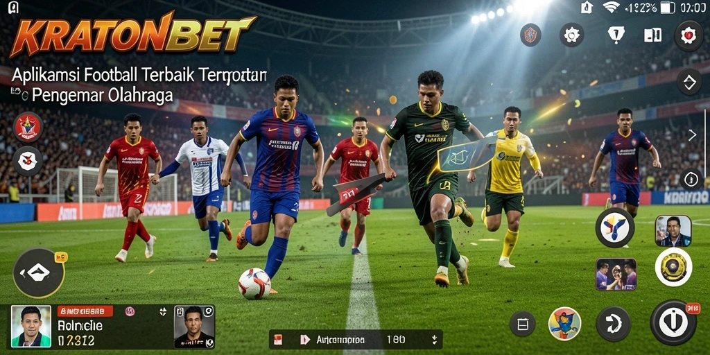 Tampilan gameplay intens dari KRATONBET dengan aksi Football yang mendebarkan.