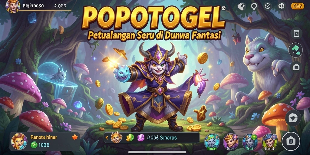 Tampilan gameplay menarik dari POPOTOGEL dengan karakter dan lingkungan petualangan.
