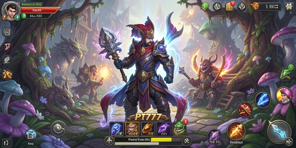 Screenshot gameplay PT777 yang menampilkan pertarungan seru dan petualangan menantang.