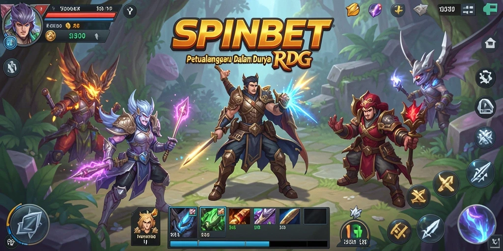 Tampilan gameplay SPINBET yang menakjubkan dalam dunia RPG.