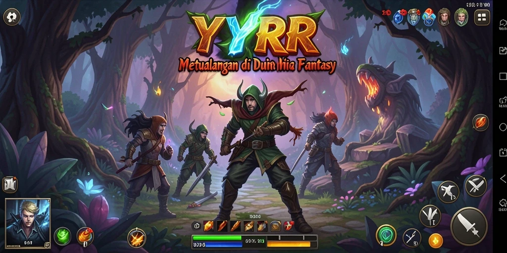 Tampilan gameplay YYRR menampilkan petualangan seru penuh tantangan.