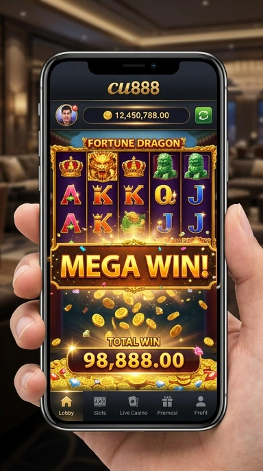 Cuplikan layar aplikasi cu888 dengan antarmuka yang intuitif.